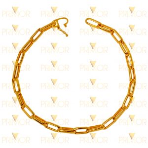 Pulseira em ouro modelo Cartier aberta maciça de 20cm PS013