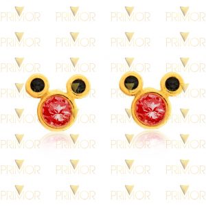 Brinco em ouro infantil modelo Mickey Mouse Disney BR072