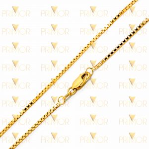 Corrente em ouro modelo malha Veneziana CR001