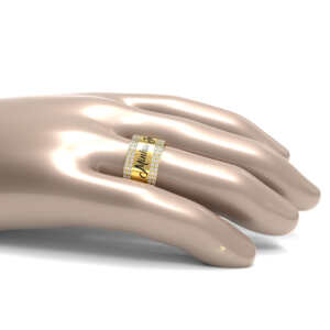 Par de Alianças em ouro modelo Names Gravação AL088